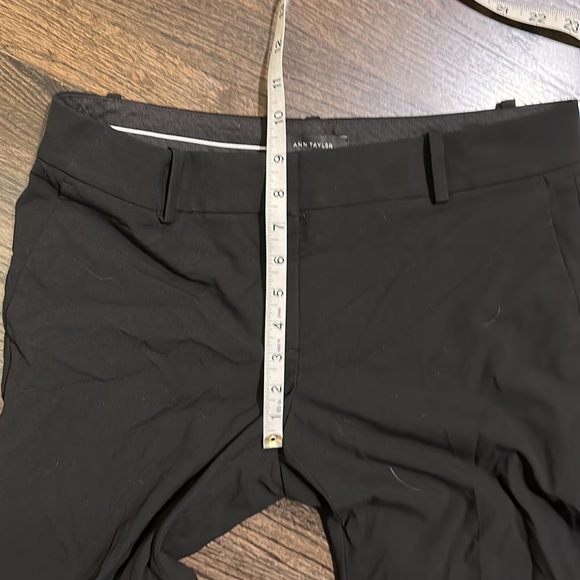 Ann Taylor Black Dress Pants 6 Straight Leg EUC - Picture 3 of 8